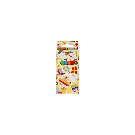 Crayons de couleur Sinterklaas 8,5cm 6 pièces