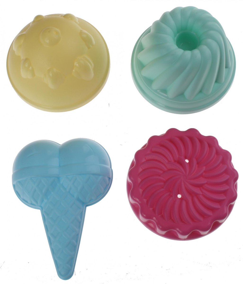 Crème glacée Ecoffier et Cupcakes Sand Formes, 4ST.