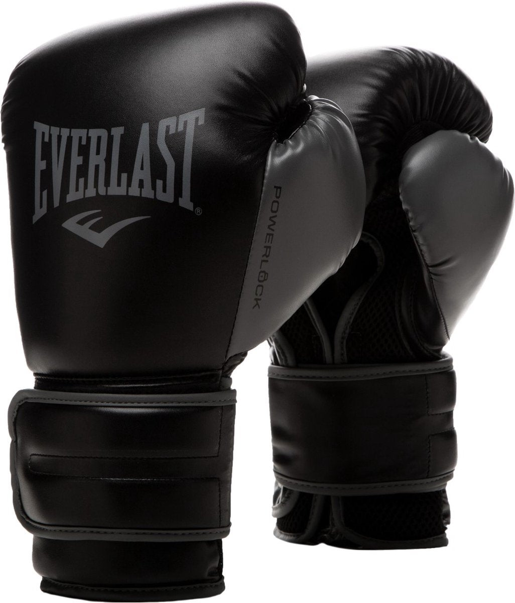 Everlast bokshandschoenen - powerlock 2 - 16 oz - zwart