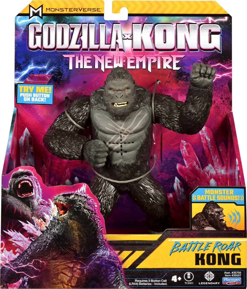 Le nouvel empire 17 cm Battle Roar Kong avec des sons électriques
