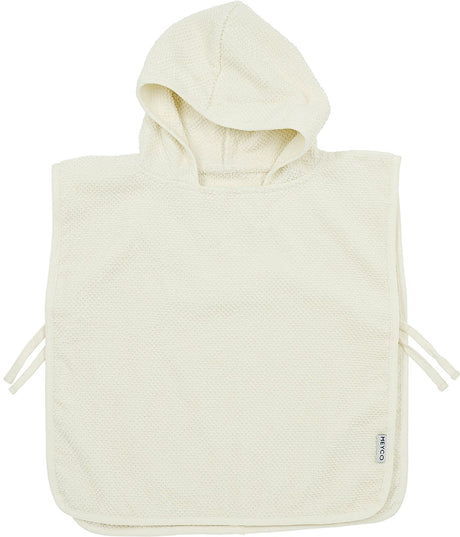 Poncho de bain pop-corn bébé Meyco - naturel - 1-3 ans