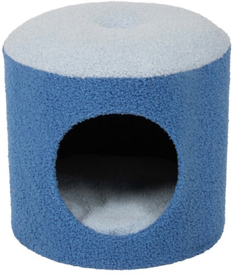 Coockoo maison pour chat maison heureuse bleu