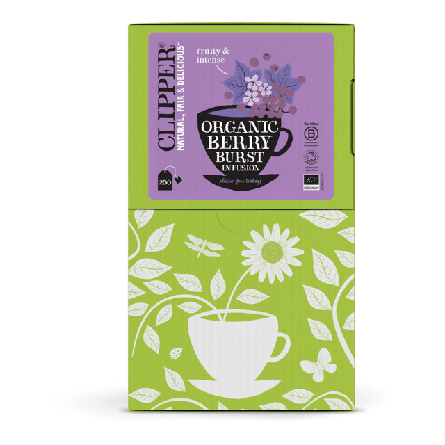 Clipper thé clipper infusion berry burst bio (250 pièces)