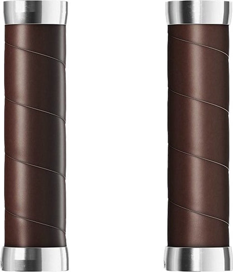 Brooks Handles Slender Poignées en cuir 100 mm marron