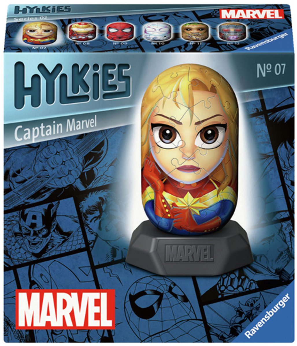 Ravensburger 3d Puzzle Hylkies Marvel Captain Marvel, 54e.