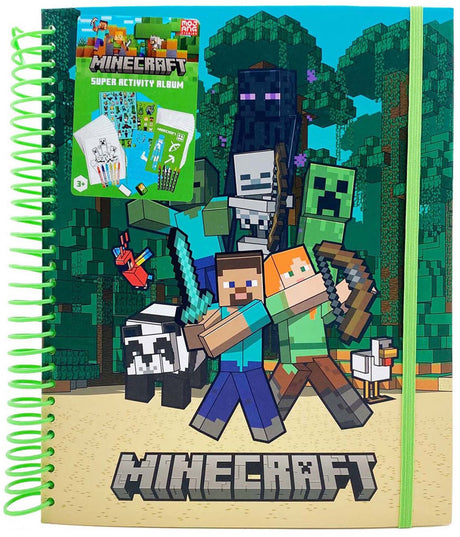 Super livre d'activités Minecraft avec autocollants