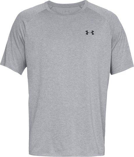 Chemise de sport Under Armour UA Tech 2.0 SS Tee-Gry pour hommes - Steel Light Heather - Noir