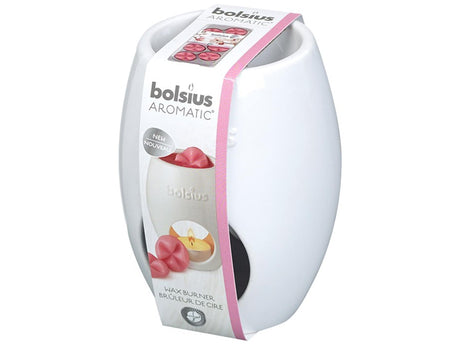 Brûleur de cire aromatique Bolsius ellipse blanc