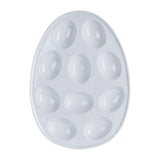 Cuisine impériale coquille d'oeuf en faïence blanche pour 10 oeufs