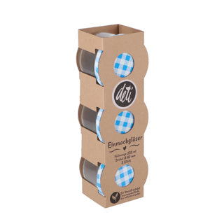 Pot à confiture set 3 23 cl assortis | 3 pièces