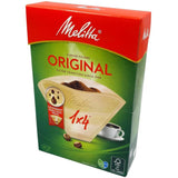 Filtres à café Melitta 1x4 80 pièces.