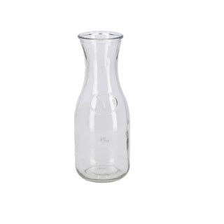 Carafe sans marque 0,5 l d8xh20 cm | 4 pièces