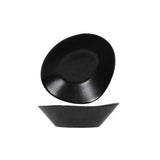 Saladier noir 20,3x17xh6,4 cm vongola | 4 pièces