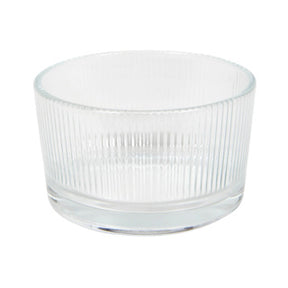 Lignes de bol ø 8,5x5 cm verre | 6 pièces