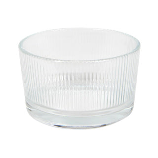 Lignes de bol ø 8,5x5 cm verre | 6 pièces