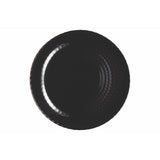 Assiette à dessert d19 cm pampille noir | 6 pièces