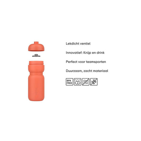 Bouteille Mepal squeeze 600ml bleu givre