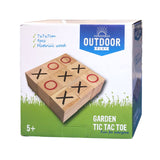 Jeu de tic tac toe en plein air