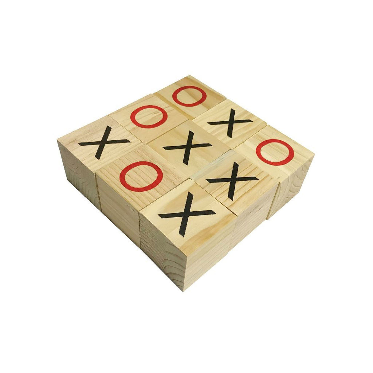 Jeu de tic tac toe en plein air