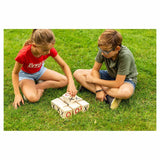 Jeu de tic tac toe en plein air