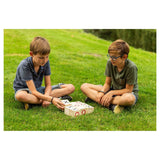 Jeu de tic tac toe en plein air