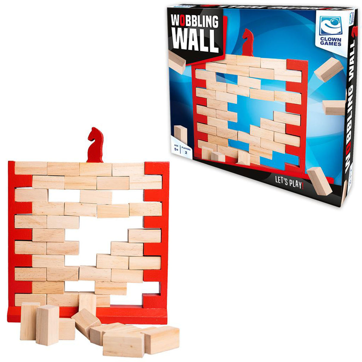 Jeux de clown, mur vacillant