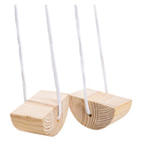 Blocs de marche en bois pour jeux en plein air