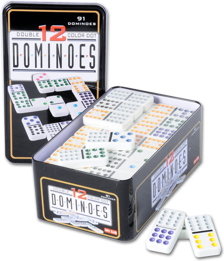 Longfield Games Dominospel Double 12 en Can 91 Stones