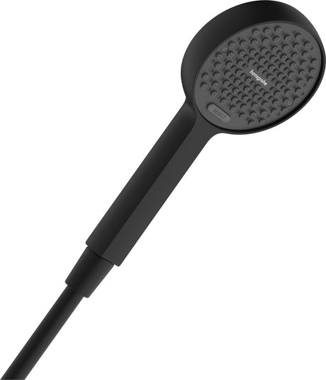 Hansgrohe activatera s - douchette à main - ecosmart+ économie d'eau - commande par bouton sélecteur - 95 mm - 2 fonctions jet - noir mat