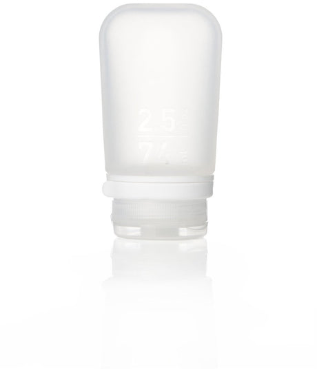 Human Gear - gotoob+ - bouteille de voyage - flacon - réutilisable - étanche - léger - moyen - 74 ml - transparent