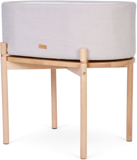 Lit de bébé en lin Childhome – 80x46x80 cm – beige – 3 en 1 : berceau, boîte de rangement table enfant