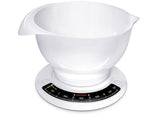 Soehnle 65054 culina pro balance de cuisine analogique avec bol mélangeur 2,5 l blanc