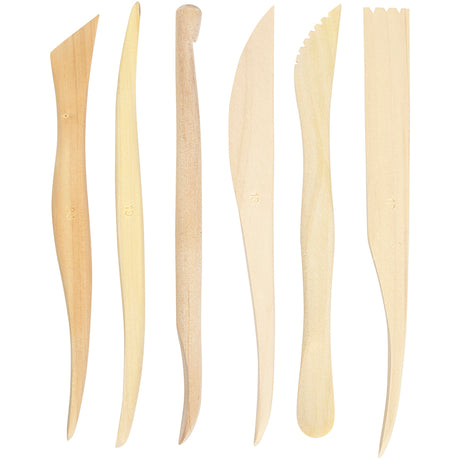 Creativ Company Modeling Tool Set Wood, 6DLG.