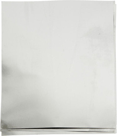 Creativ company Feuille gaufrée, a5, feuille 148x210 mm, épaisseur 0,9 mm, argent, 10 pièces 1 boîte