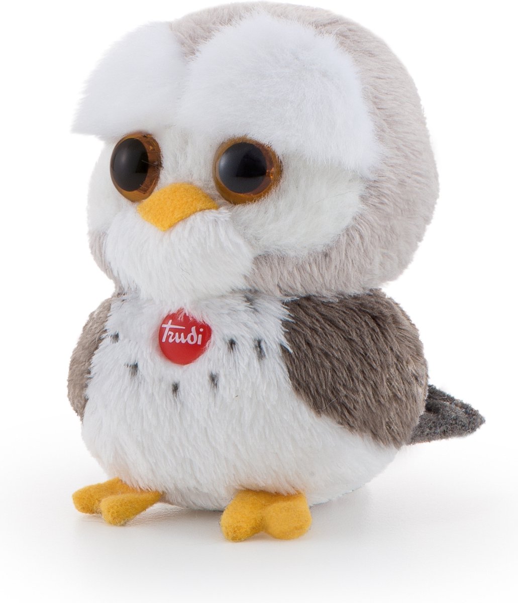 Trudi peluche hibou marron blanc 9 cm