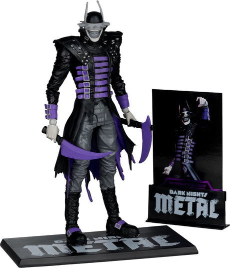 Mcfarlane dc figurine multiverse le batman qui rit (n w avec accent) (étiquette dorée) 18 cm