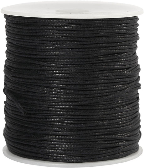Société créative https: www.ccobby.nl cordon de coton-épaisseur-1-mm-noir-100-m-1-doos-51514