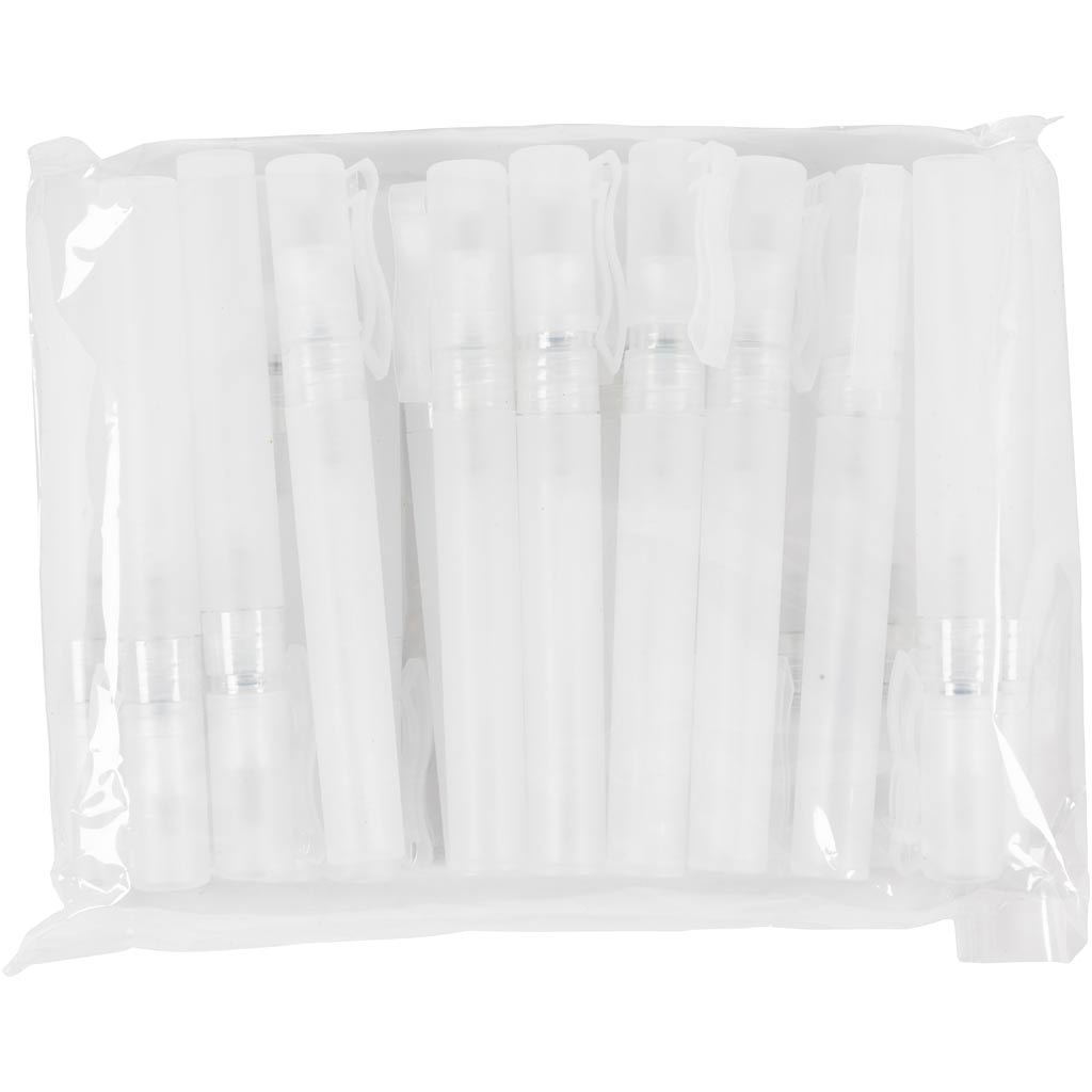 Flacon pulvérisateur Creativ company, 10 ml, transparent mat, 20 pièces 1 boîte