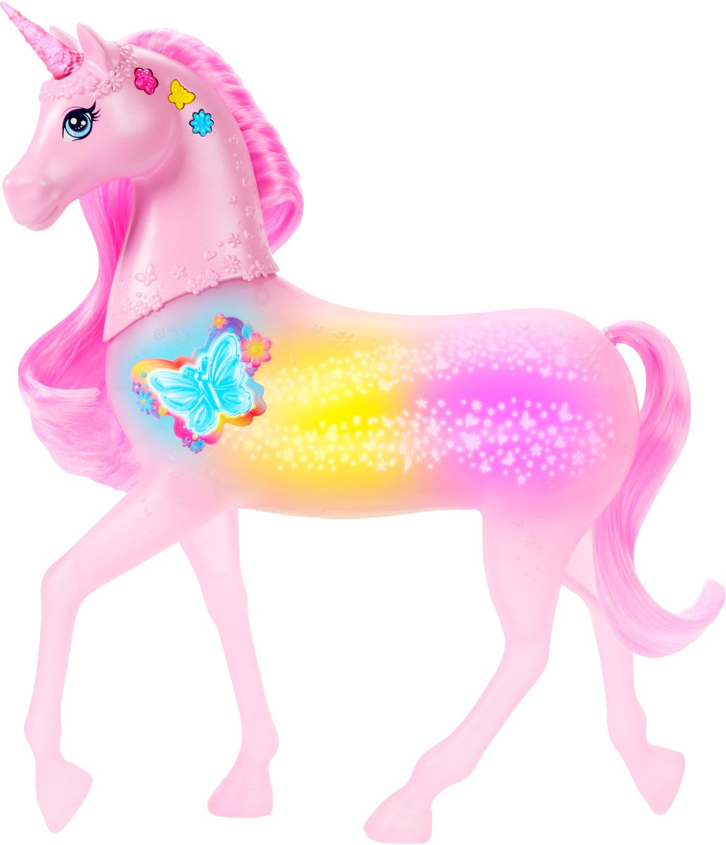 Licorne Barbie avec lumière et son