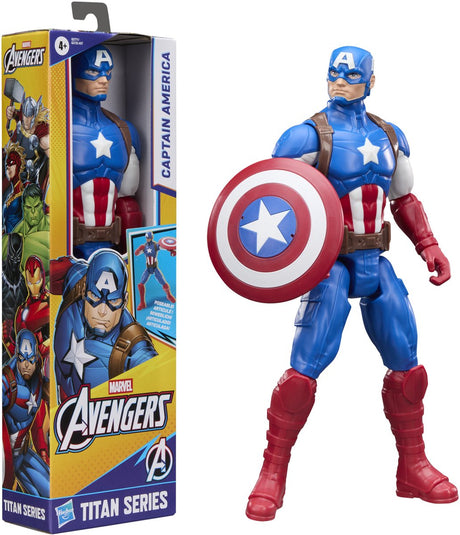 Hasbro Marvel Avengers Titan Series Figurine de jeu Captain America