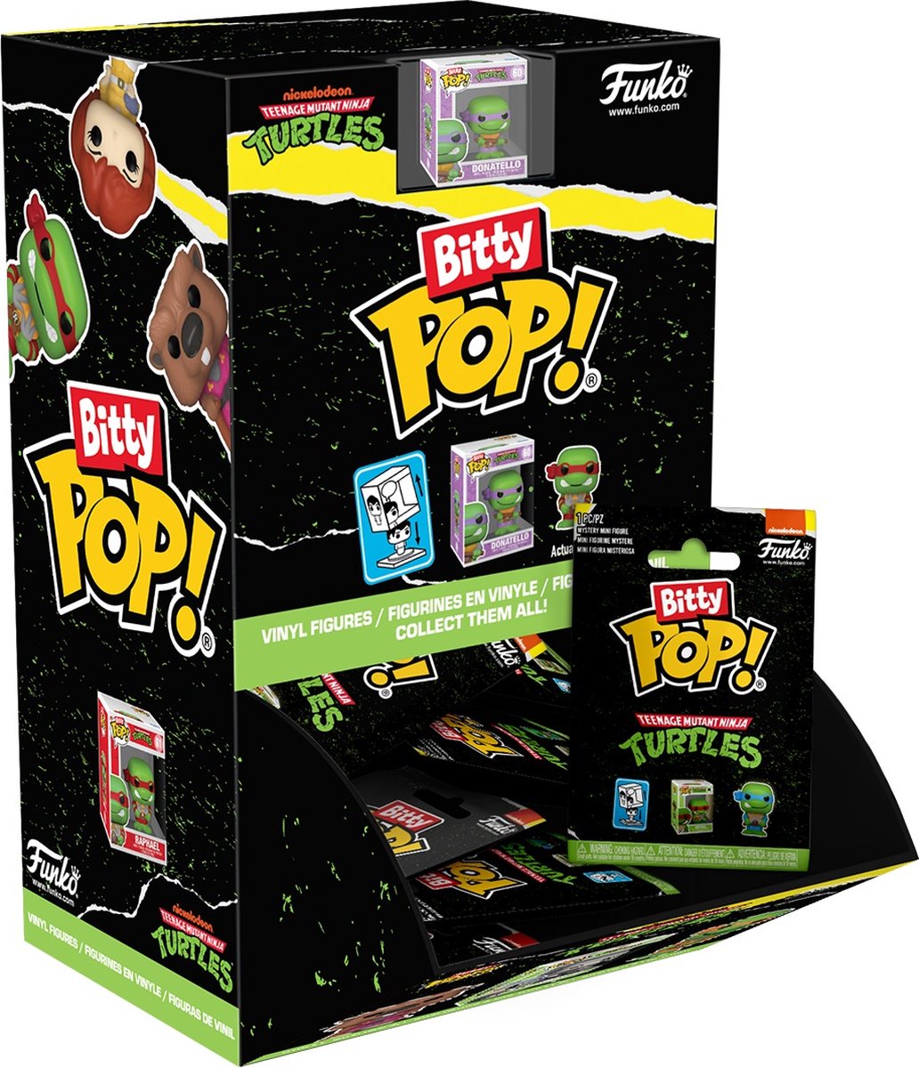 Funko mystère Bitty Pop ! tortues ninja mutantes adolescentes - 1x bitty par paquet