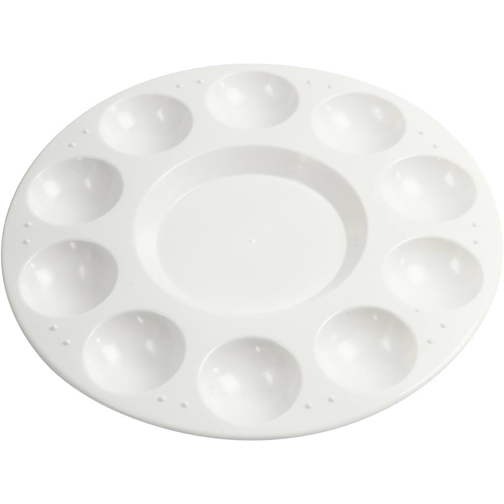 Palette de peinture de la société Creativ White, 17 cm