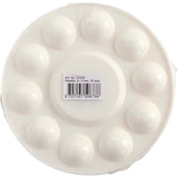 Palette Creativ company, palette ronde avec 11 compartiments, d 17 cm, blanc, 10 pièces 1 boîte