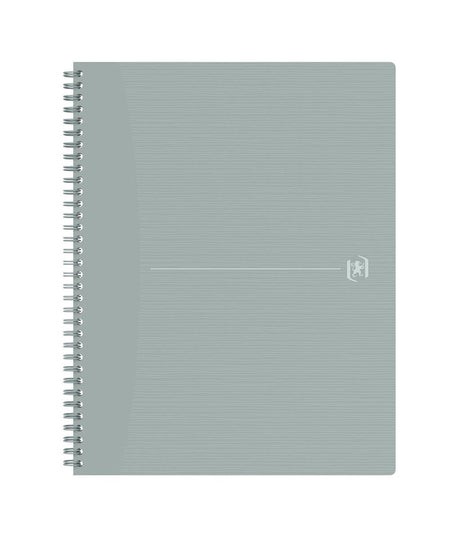 Oxford origins - carnet durable - a4+ - à carreaux 5mm - 70 feuilles - gris
