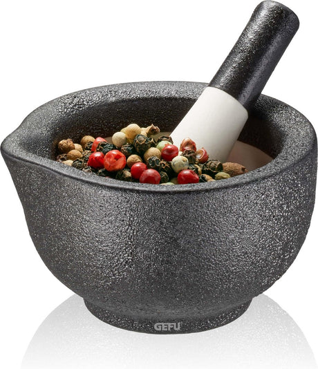 Mortier avec pilon Gefu grino – ø 7,7 cm – porcelaine