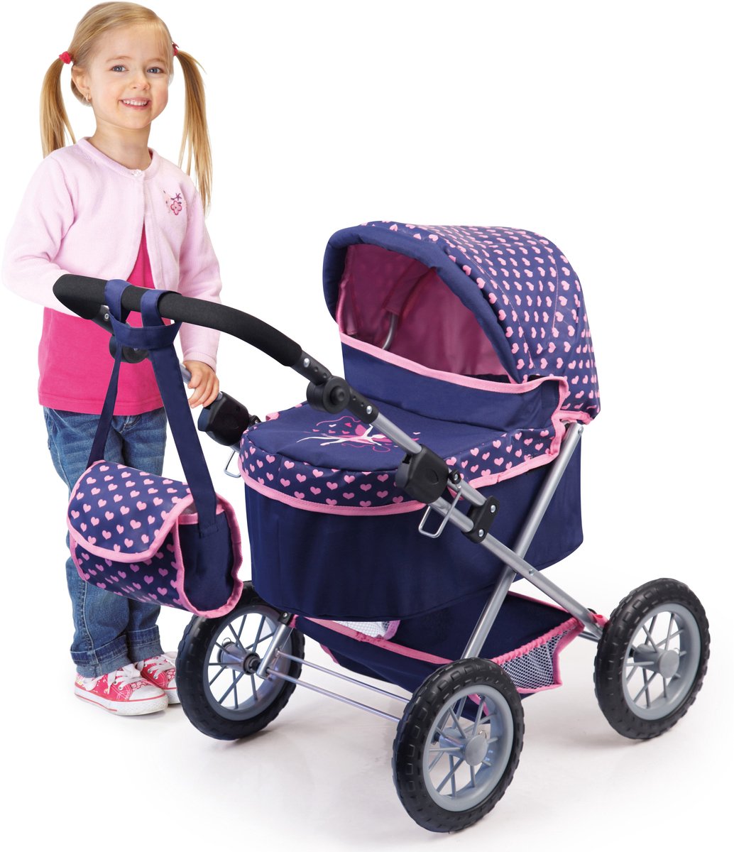 Bayer design - landau de poupée tendance - bleu et rose