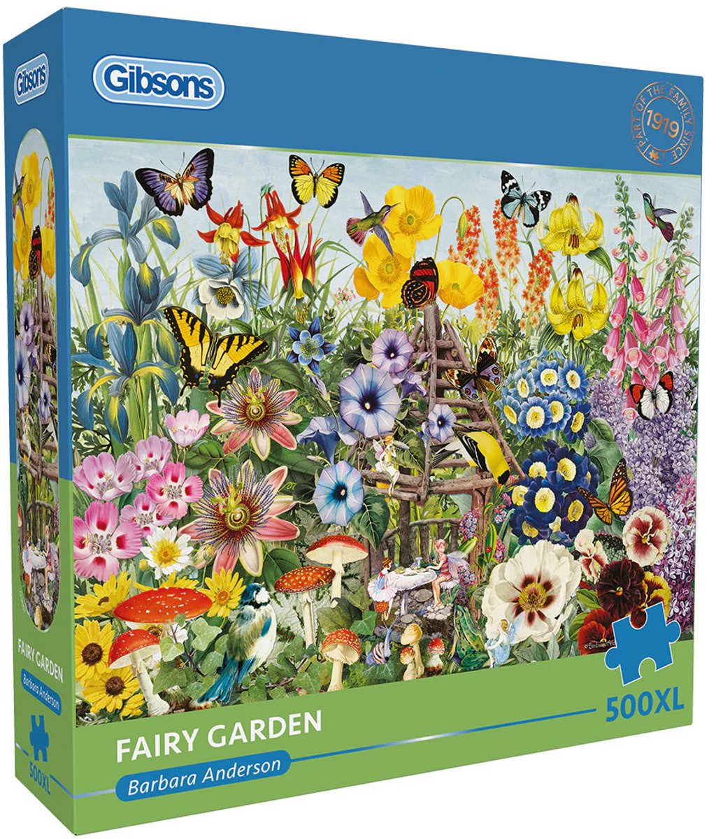 Gibsons - jardin de fées (par barbara anderson) - 500xl pièces 68×49cm (l×h) - puzzle pour adultes