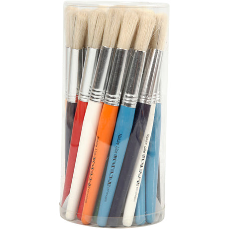 Creativ Company - Creativ Company - Brosses pour enfants autour de 19 cm 30 pièces