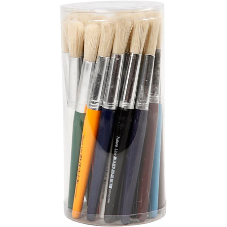 Creativ Company - Creativ Company - Brosses pour enfants autour de 19 cm 30 pièces
