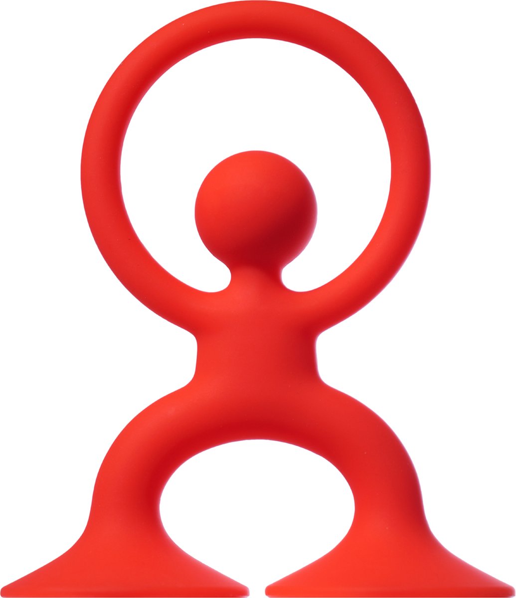 Moluk noogi rouge, en caoutchouc silicone, en boîte, 0+